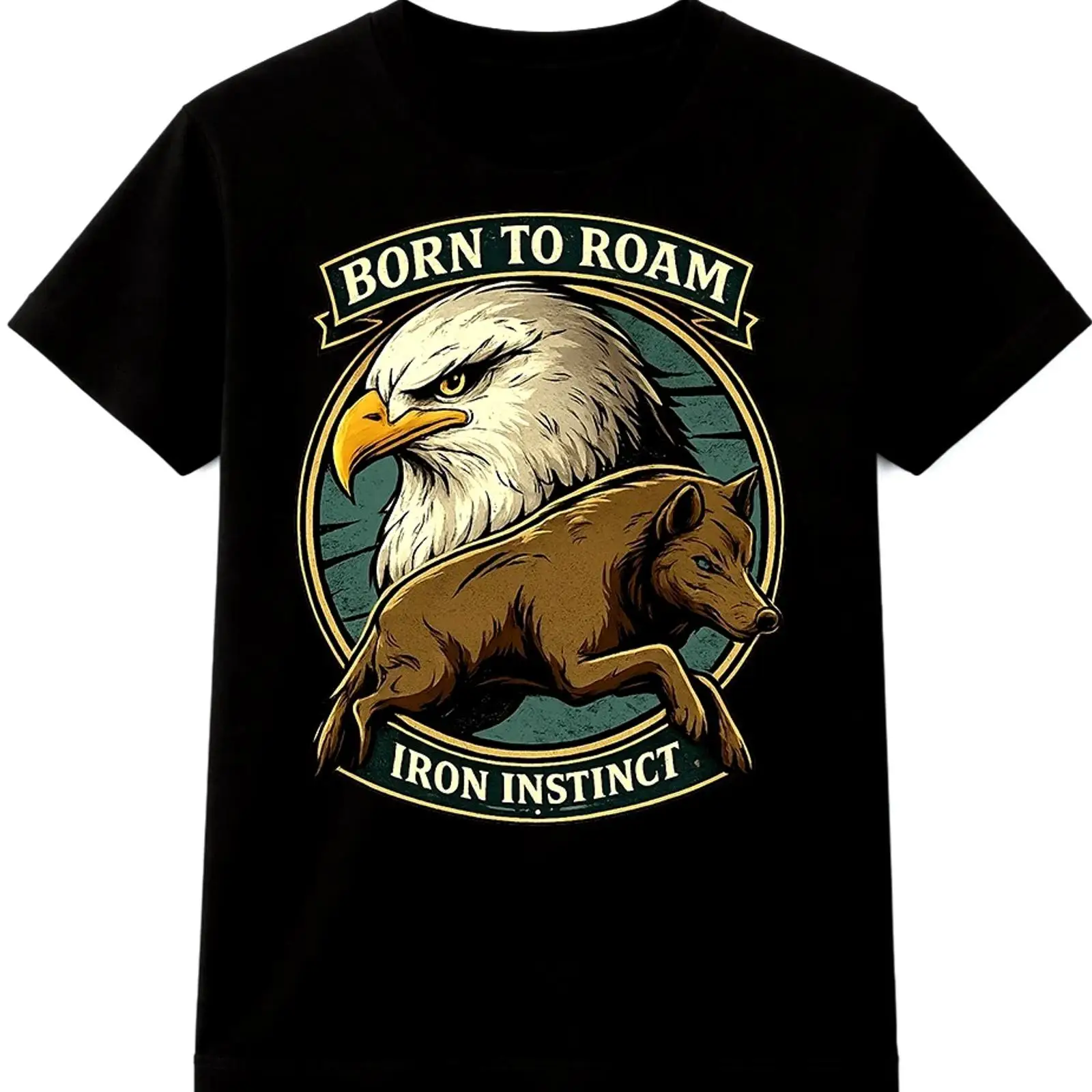 Wildman Hunting & Outdoor Price List - Eagle Wild Boar T 셔츠 Born