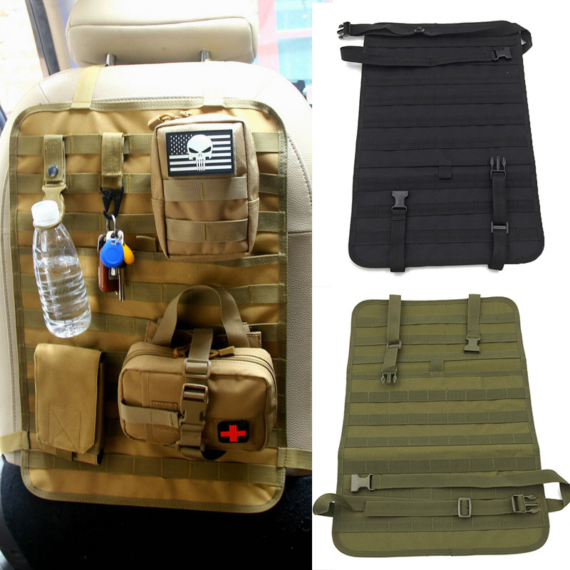 Outdoor Hunting Vehicle - 차량용 전술 시트백 MOLLE 패널 자동차