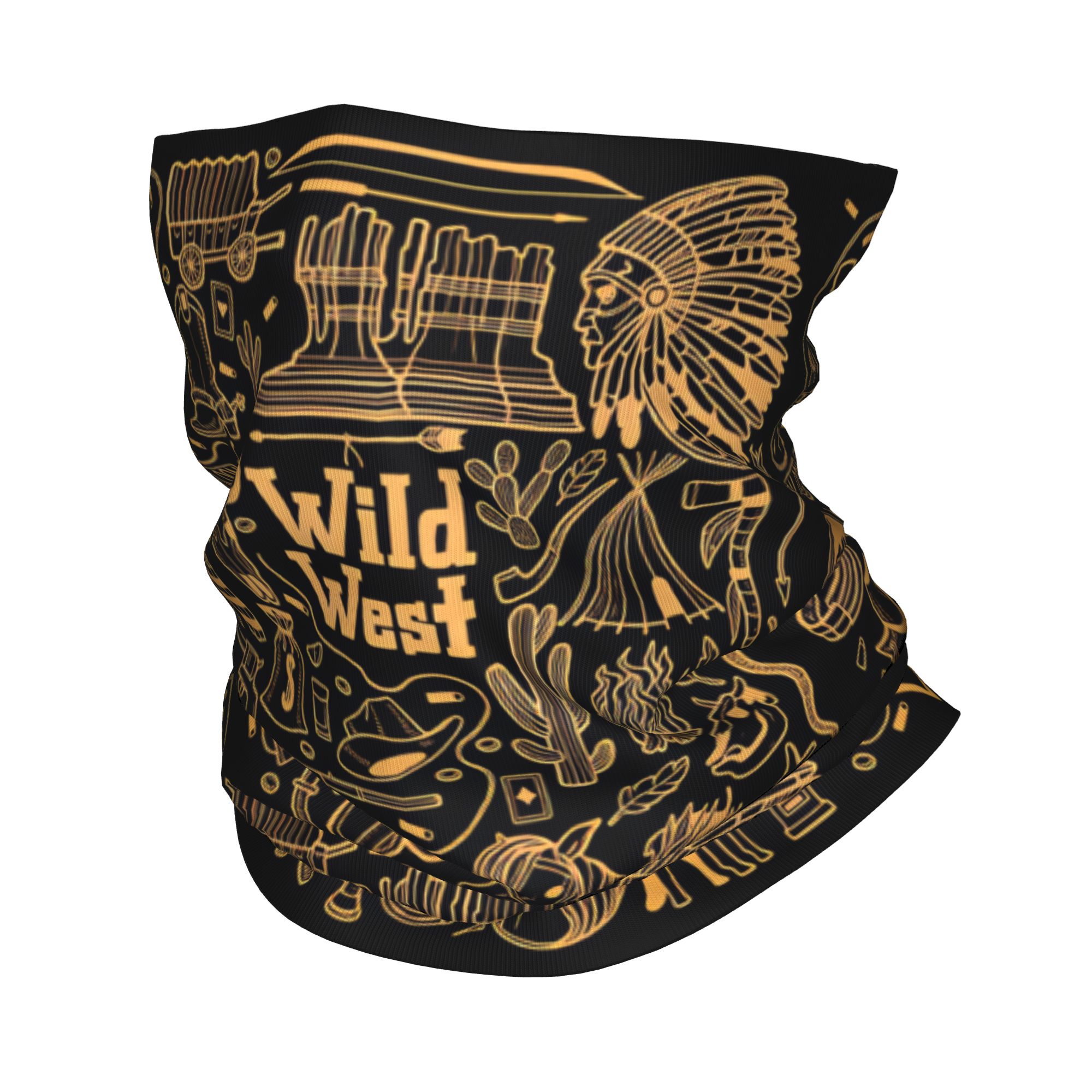 Wildman Hunting & Outdoor Price List - 야외 스포츠 발라클라바 와일드 웨스트 라인프린트