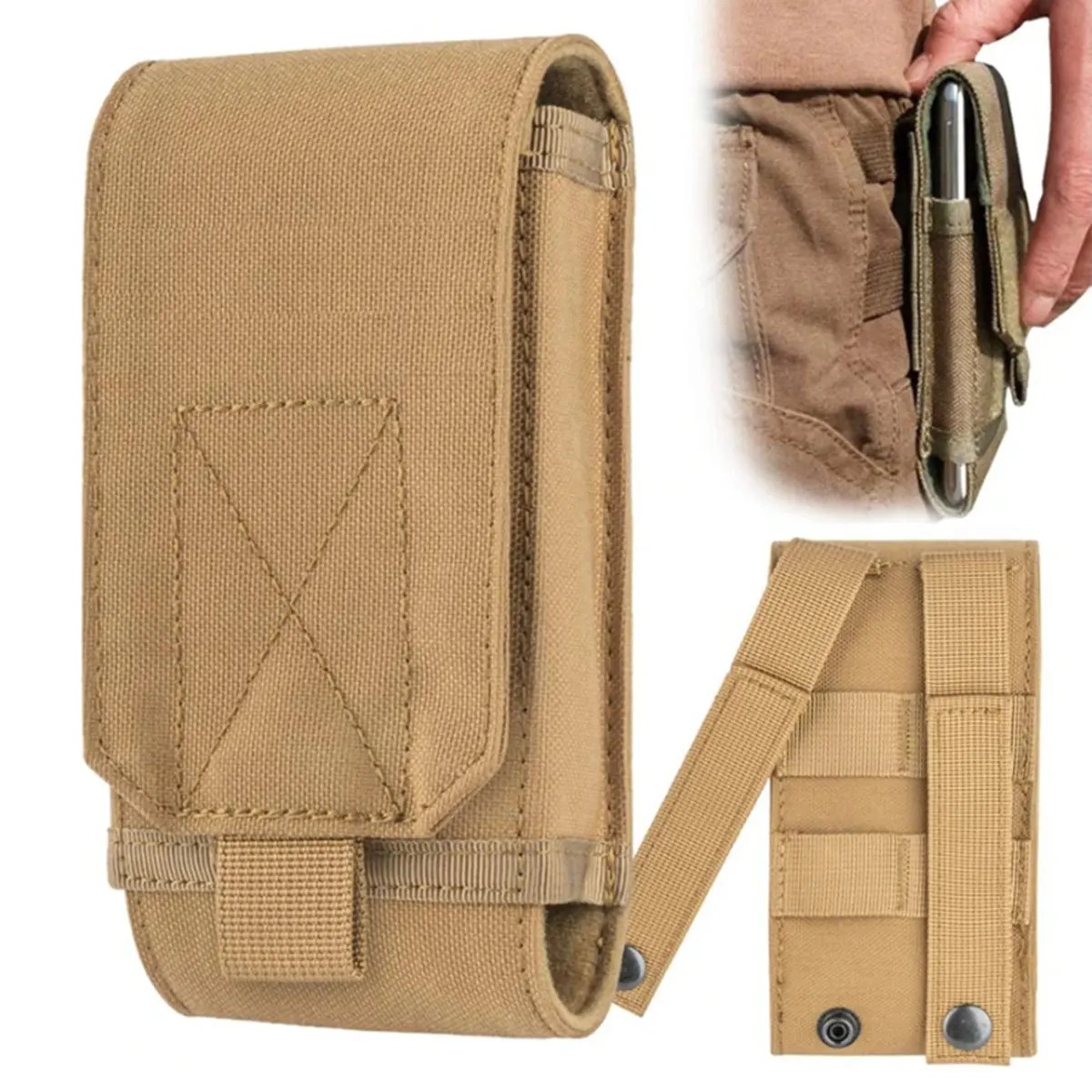 Outdoor Hunting Belt - 몰레 레이저 파우치 전술 휴대폰 벨트