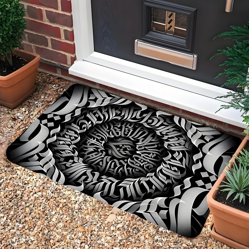 소박한 사슴 머리 모양의 도어매트, 나무 질감의 사냥꾼 - Hunting Outdoor Rug 리뷰 및 가격