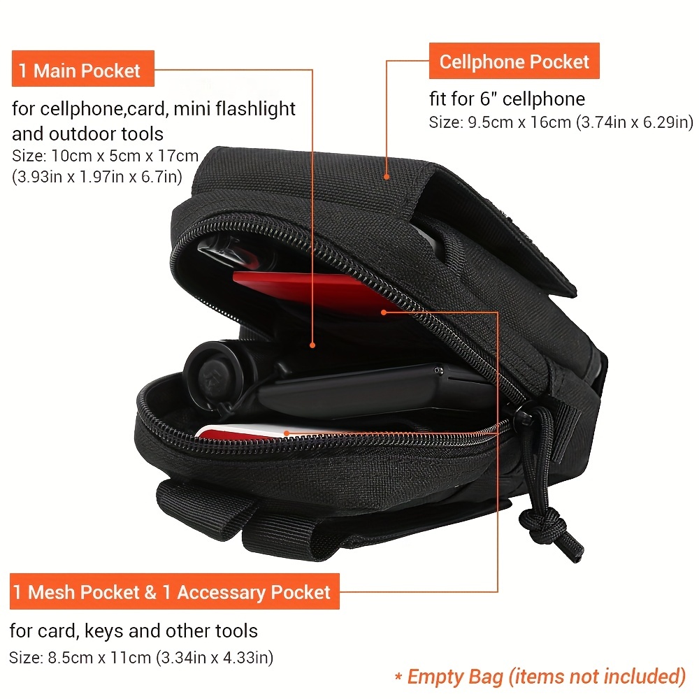 허리 가방 EDC 도구 가방 조끼 가방 휴대 전화 가방 - Outdoor Hunting Belt 리뷰 및 가격