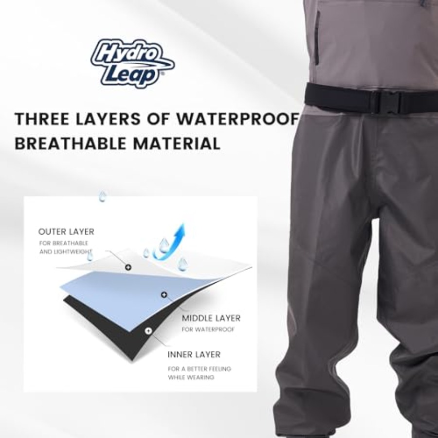 낚시용 가슴장화, 스타킹풋 포함, 3겹 나일론, 통기성 - Fishing Waders Breathable 리뷰 및 가격