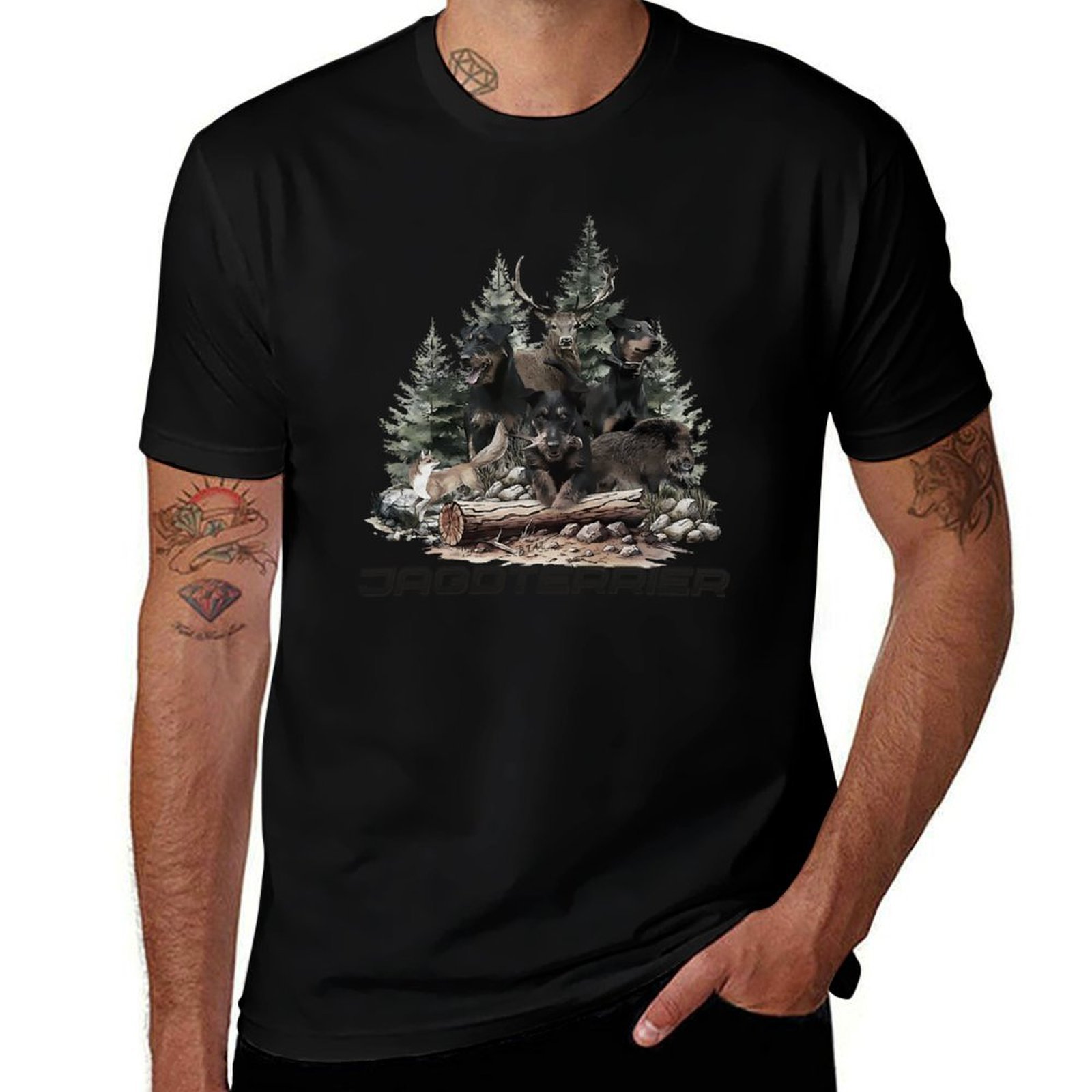 독일산 헌팅 테리어는 야생에서 사냥꾼의 동반자이다. 티 - Wildman Hunting & Outdoor Price List 리뷰 및 가격