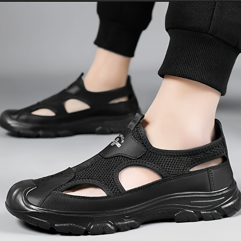 남성용 힐링 샌들 2026 신상 통기성 메쉬 가죽 슬립 - Fishing Waders Breathable 리뷰 및 가격
