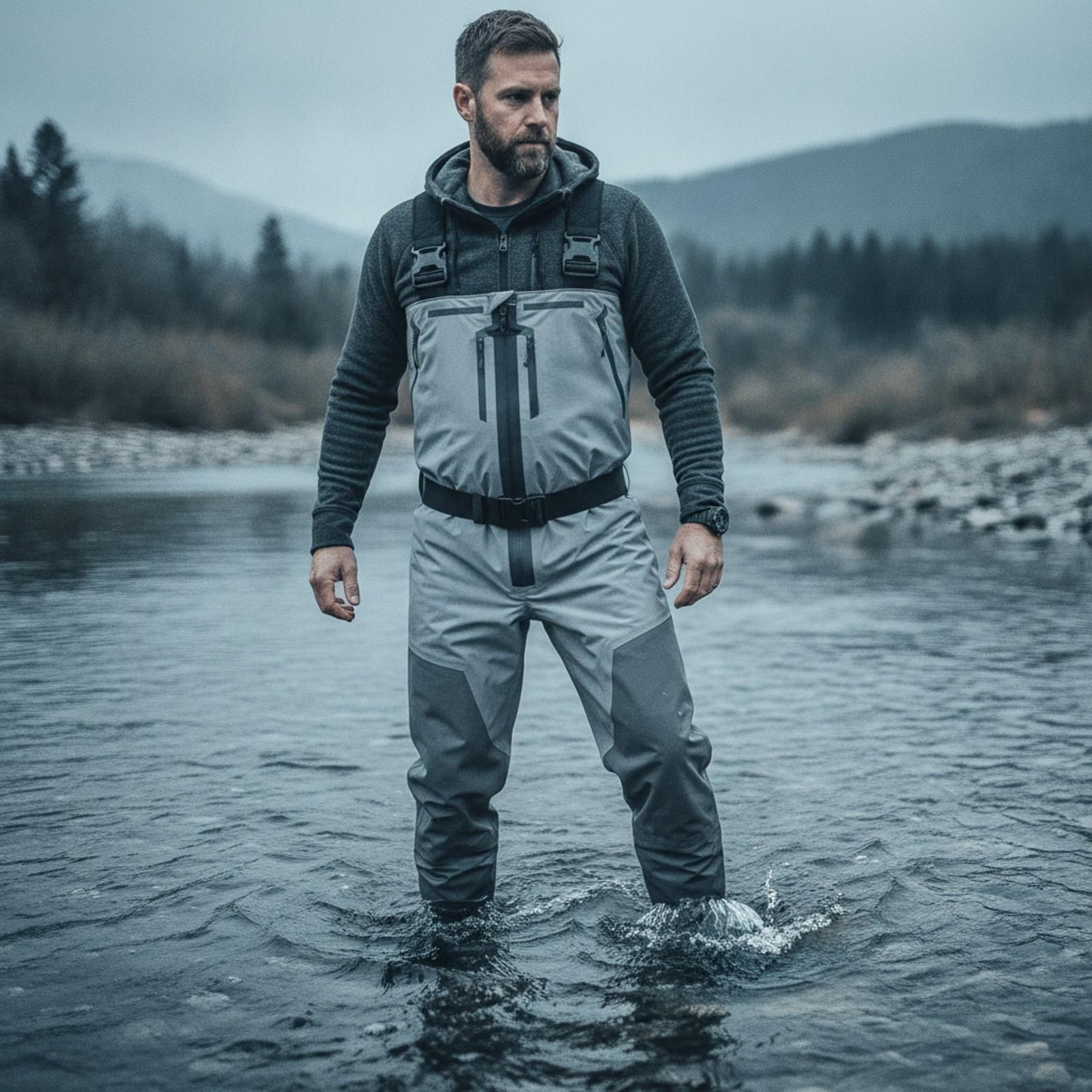 낚시 및 사냥용 방수 체스트 웨이더, 회색 유니섹스 통 - Fishing Waders Breathable 리뷰 및 가격