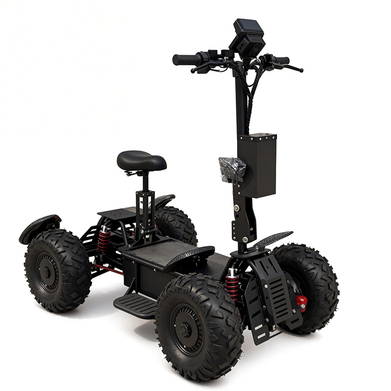 60V 오프로드 전기 쿼드 스쿠터 듀얼 휠 드라이브 4 - Outdoor Hunting Vehicle 리뷰 및 가격